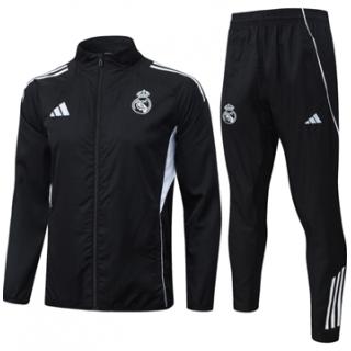 Cortavientos Real Madrid 2025/26 (Negro)